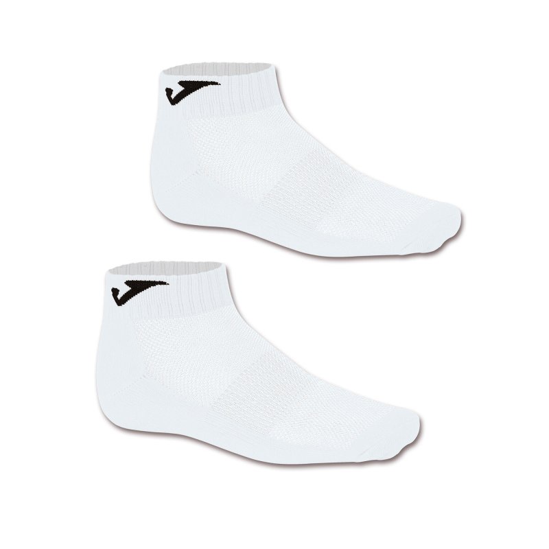 JOMA SOCKS ANKLE WHITE PACK 12 PCS