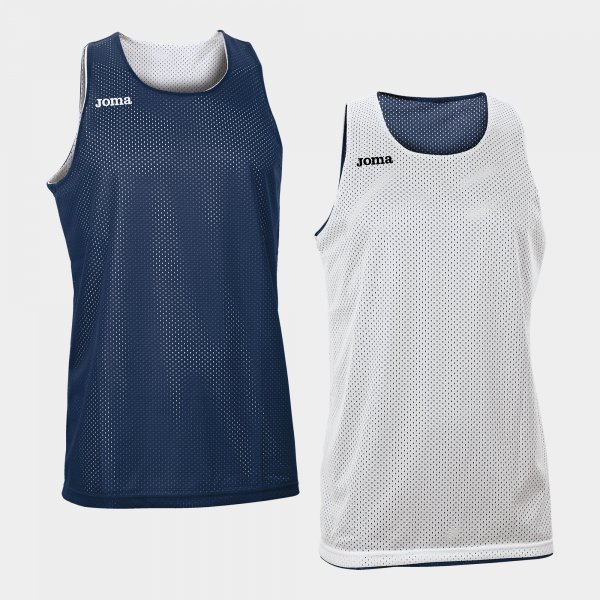 JOMA REVERSIBLET-SHIRT ARO NAVY-WHITE SLEEVELESS