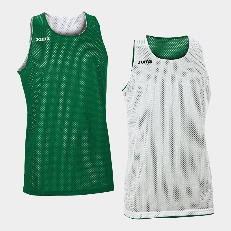 JOMA REVERSIBLET-SHIRT ARO GREEN-WHITE SLEEVELESS