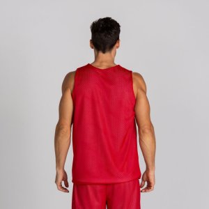 JOMA REVERSIBLET-SHIRT ARO RED-WHITE SLEEVELESS