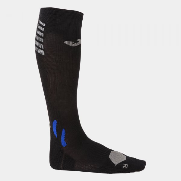 JOMA SOCK LONG COMPRESSION BLACK PACK 12