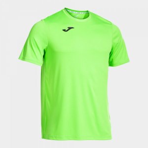 JOMA T-SHIRT COMBI GREEN FLUOR S/S