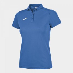 JOMA COMBI WOMEN POLO SHIRT ROYAL S/S