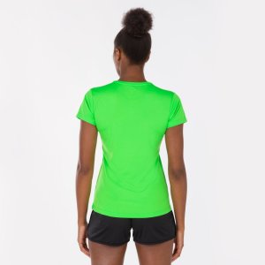 JOMA T-SHIRT COMBI WOMEN GREEN FLUOR S/S