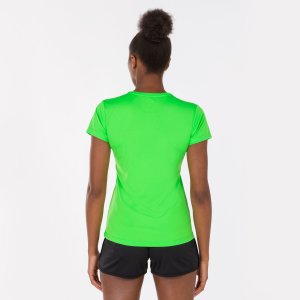 JOMA T-SHIRT COMBI WOMEN GREEN FLUOR S/S