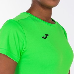 JOMA T-SHIRT COMBI WOMEN GREEN FLUOR S/S