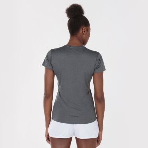 JOMA T-SHIRT COMBI WOMEN ANTHRACITE S/S