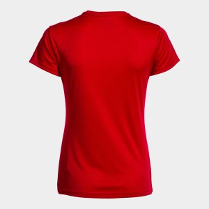 JOMA T-SHIRT COMBI WOMEN RED S/S