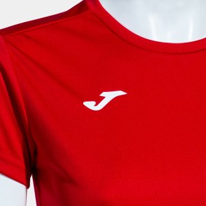 JOMA T-SHIRT COMBI WOMEN RED S/S