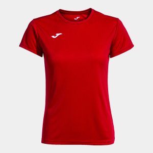 JOMA T-SHIRT COMBI WOMEN RED S/S
