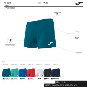 JOMA SHORT COMBI WHITE
