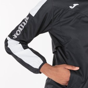 JOMA RAINJACKET CHAMPION IV BLACK-WHITE WOMAN