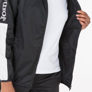 JOMA RAINJACKET CHAMPION IV BLACK-WHITE WOMAN