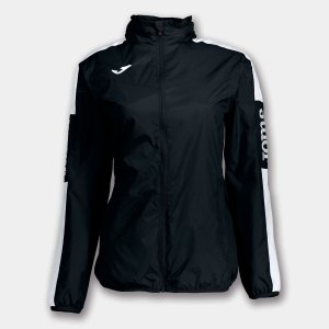 JOMA RAINJACKET CHAMPION IV BLACK-WHITE WOMAN