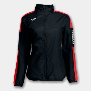 JOMA RAINJACKET CHAMPION IV BLACK-RED WOMAN