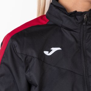 JOMA RAINJACKET CHAMPION IV BLACK-RED WOMAN