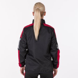 JOMA RAINJACKET CHAMPION IV BLACK-RED WOMAN