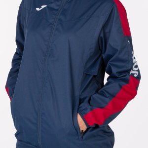 JOMA RAINJACKET CHAMPION IV NAVY-RED WOMAN