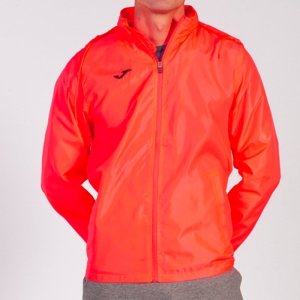 JOMA RAINJACKET IRIS CORAL FLUOR