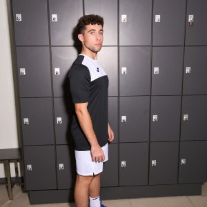 JOMA T-SHIRT WINNER BLACK WHITE S/S