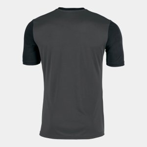 JOMA T-SHIRT WINNER ANTHRACITE-BLACK S/S