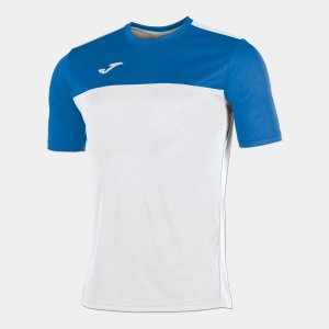 JOMA T-SHIRT WINNER WHITE-ROYAL S/S