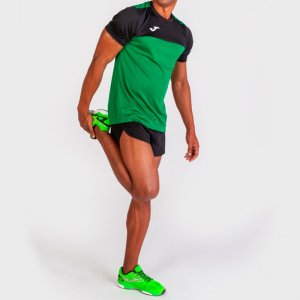 JOMA T-SHIRT WINNER GREEN-BLACK S/S