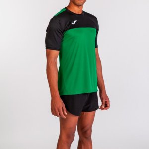 JOMA T-SHIRT WINNER GREEN-BLACK S/S