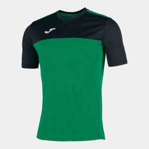 JOMA T-SHIRT WINNER GREEN-BLACK S/S