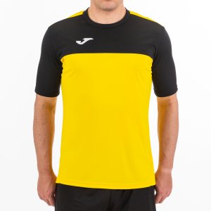 JOMA T-SHIRT WINNER YELLOW-BLACK S/S