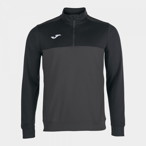 JOMA SWEATSHIRT 1/2 ZIPPER WINNER ANTHRAC.-BLACK