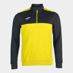 JOMA SWEATSHIRT 1/2 ZIPPER WINNER YELLOW-BLACK