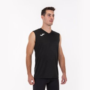 JOMA COMBI SHIRT BLACK SLEEVELESS