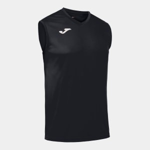 JOMA COMBI SHIRT BLACK SLEEVELESS