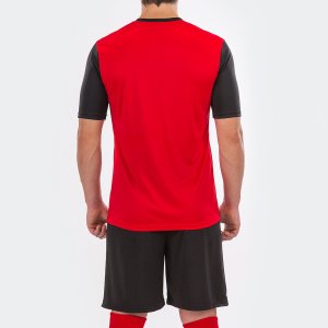 JOMA T-SHIRT WINNER RED-BLACK S/S