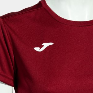 JOMA COMBI WOMAN SHIRT BURGUNDY S/S