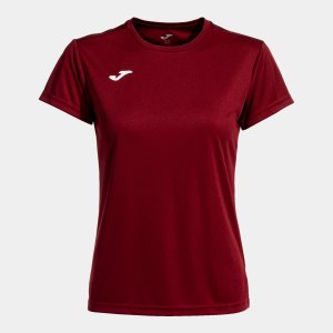 JOMA COMBI WOMAN SHIRT BURGUNDY S/S