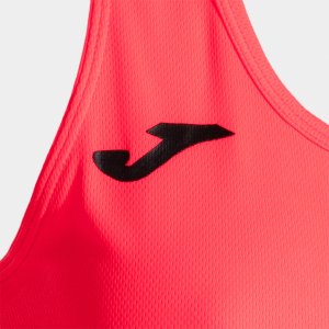 JOMA T-SHIRT RACE CORAL FLUOR SLEEVELESS WOMAN