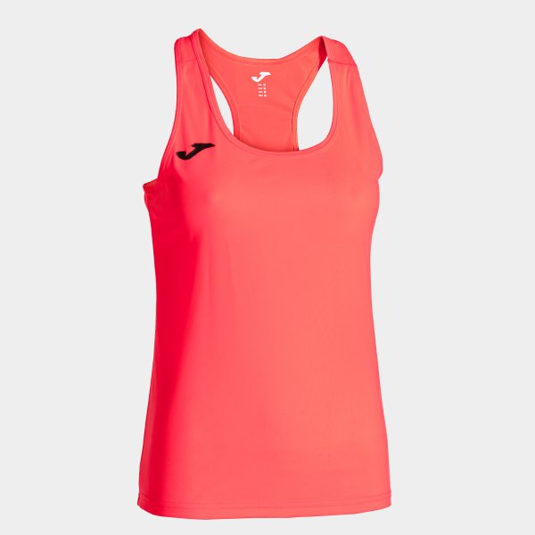 JOMA T-SHIRT RACE CORAL FLUOR SLEEVELESS WOMAN