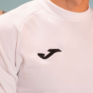 JOMA BRAMA FLEECE SHIRT WHITE L/S