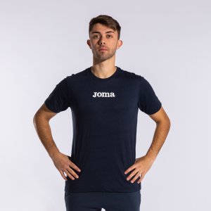 JOMA LILLE T-SHIRT COTTON NAVY S/S -PACK 10-