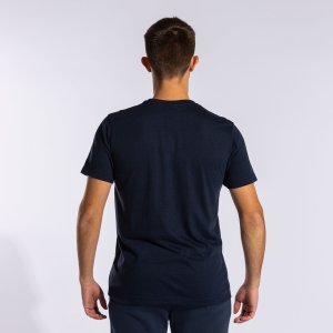 JOMA LILLE T-SHIRT COTTON NAVY S/S -PACK 10-