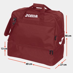 JOMA BAG TRAINING III BURGUNDY -LARGE- PACK 5