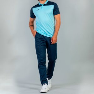 JOMA POLO SHIRT COMBI SKY BLUE-NAVY S/S