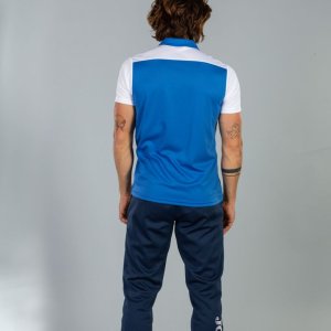 JOMA POLO SHIRT COMBI ROYAL-WHITE S/S