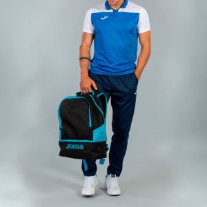 JOMA POLO SHIRT COMBI ROYAL-WHITE S/S