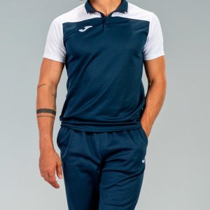 JOMA POLO SHIRT COMBI NAVY-WHITE S/S