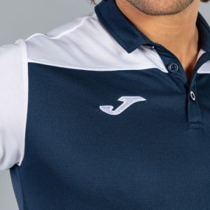 JOMA POLO SHIRT COMBI NAVY-WHITE S/S