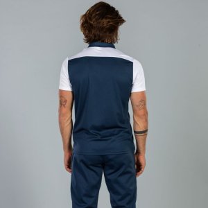 JOMA POLO SHIRT COMBI NAVY-WHITE S/S