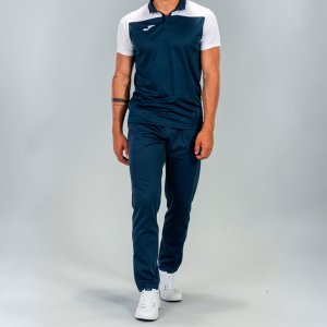 JOMA POLO SHIRT COMBI NAVY-WHITE S/S